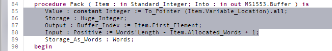 unaligned colons in declarations