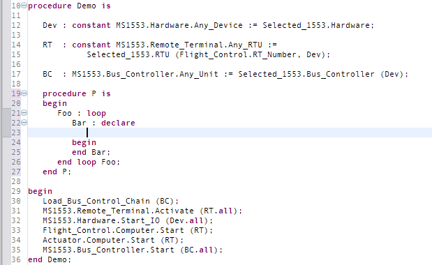 smart space key after named declare block expansion