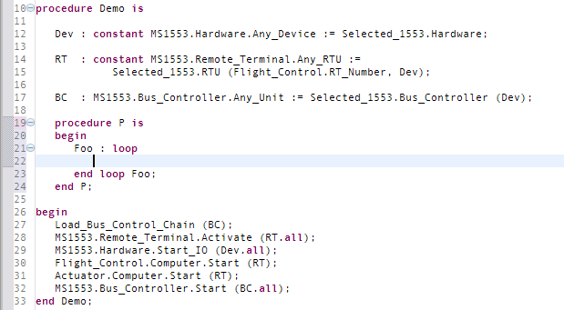 smart space key after named loop expansion