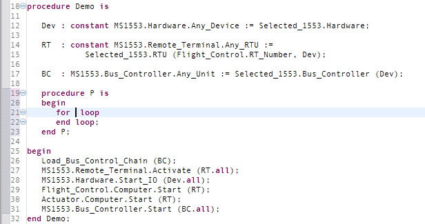 smart space key after unnamed loop expansion