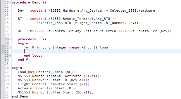 smart space key about to enter body of loop