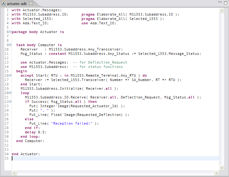 Syntax Coloring