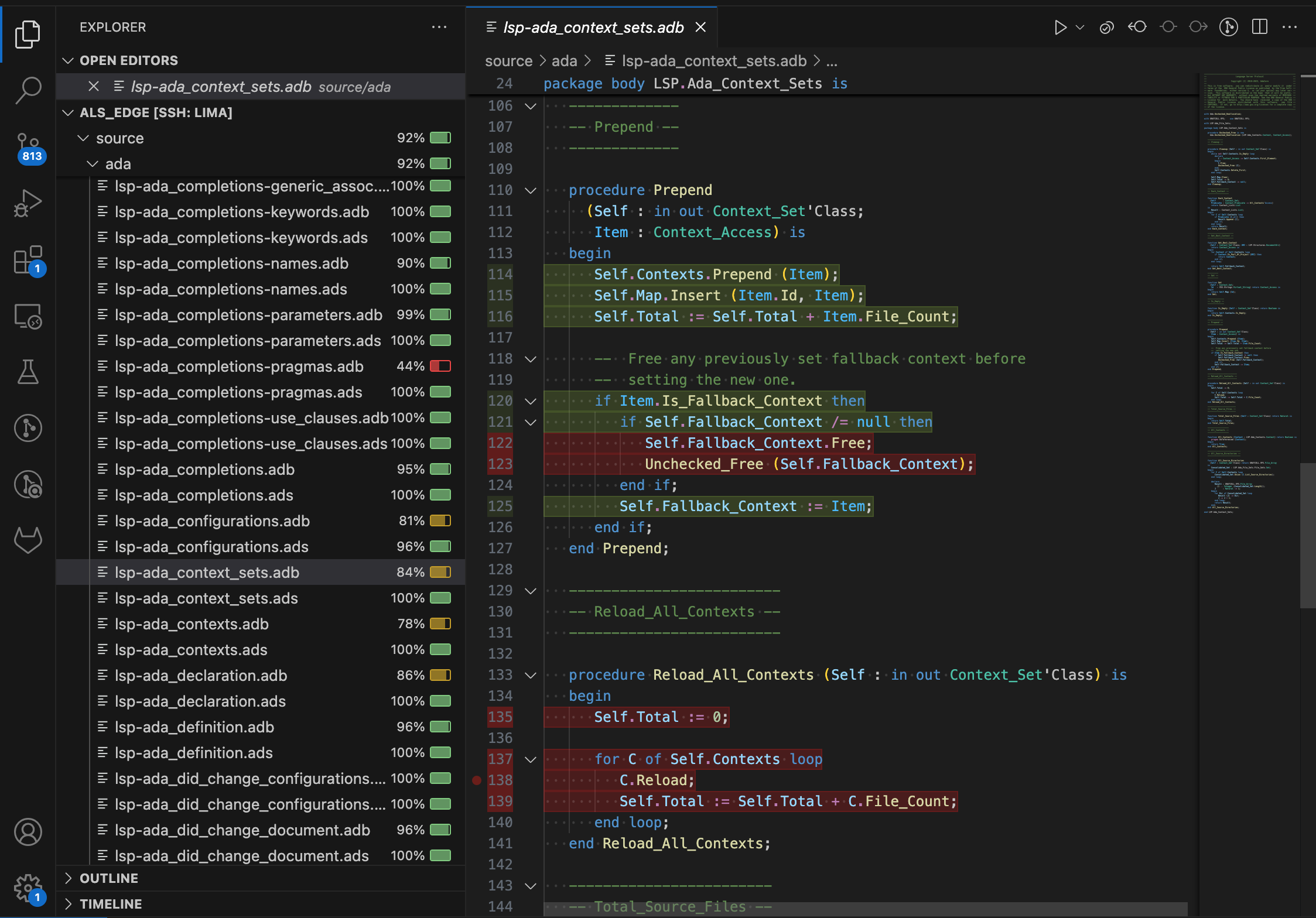 GNATcoverage report in VS Code