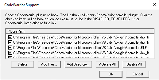 Codewarrior Unity Using CodeSonar With CodeWarrior: DLL Approach (Windows Only)