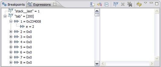 expressions view showing package\_\_name scheme