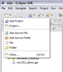 standard new wizard button on toolbar