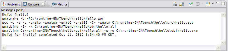 tutorial\_native\_build\_console\_success