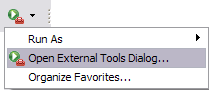toolbar open external tools dialog